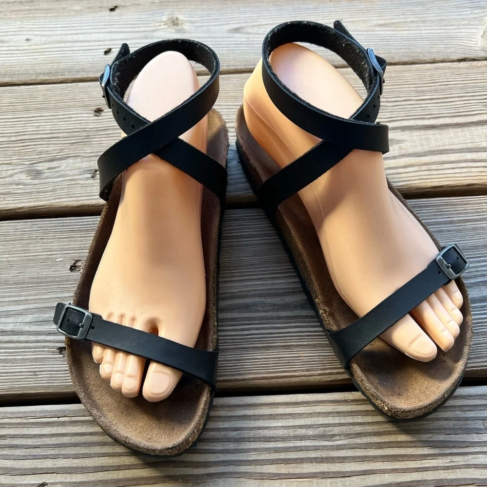 Birkenstock Women's Daloa Ankle Strap Sandals Sz 38 (7-7.5) - Picture 1 of 11